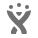 The JIRA icon, which is a stylized person with their hands in the air and radiance around their head. Overall, it looks much like an X.